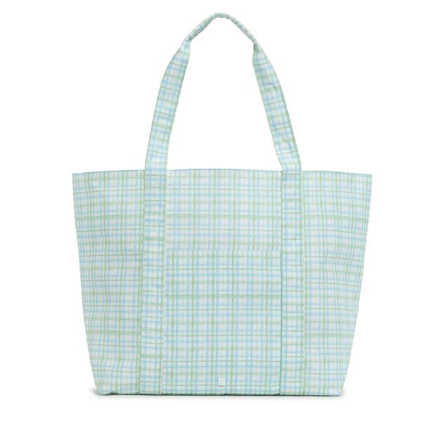 CAMBRIDGE PLAID JUMBO TOTE - X-Large Tote l TRVL Design main image 0